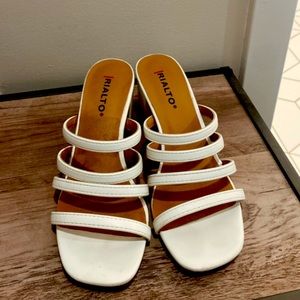 Rialto (from Nordstrom) size 6 white heels